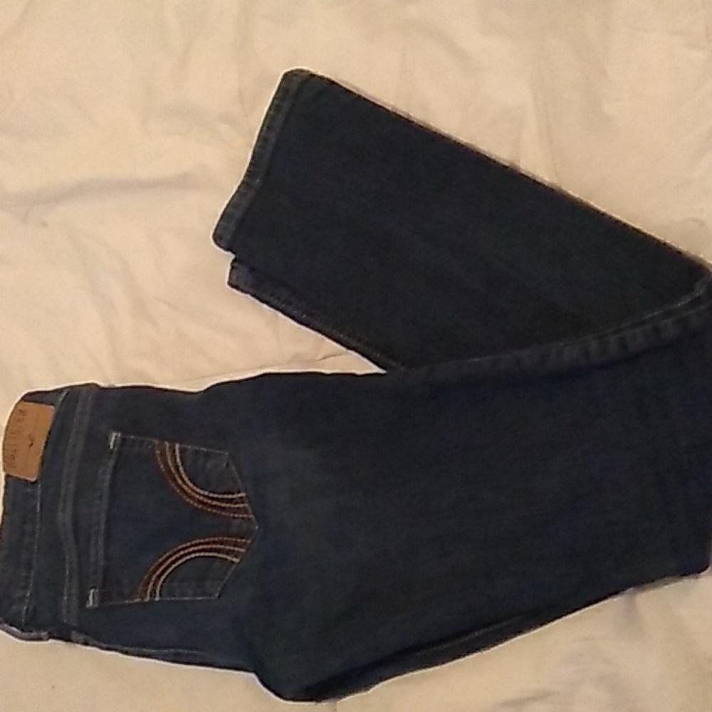 Hollister Jeans, Super Skinny, Size 5s, Dark wash